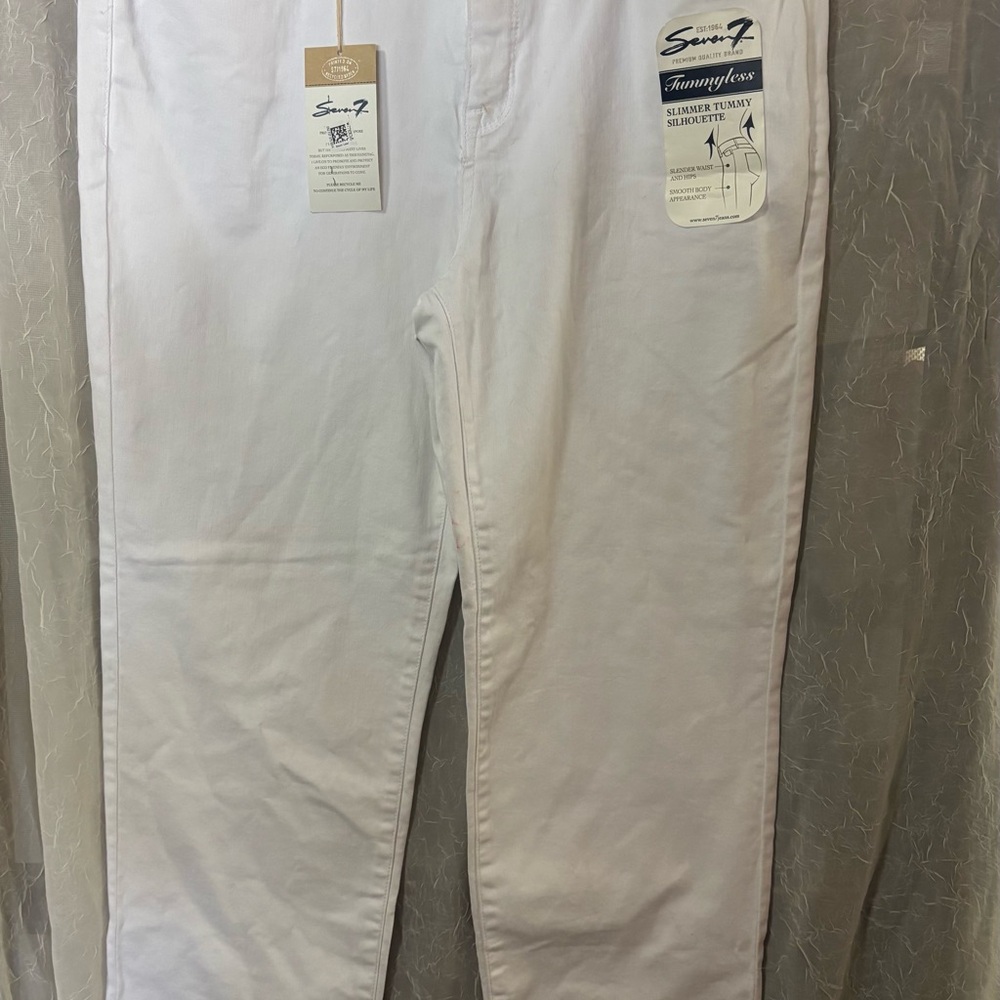 White Slim Fit Pants